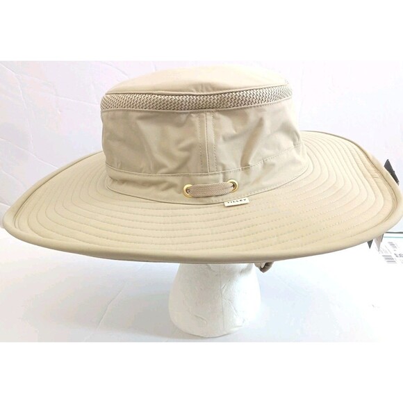 Tilley Airflo LTM2 Hat Size 7 1/2 Khaki Olive  UPF 50+ Mesh Vent Unisex New - Picture 2 of 11